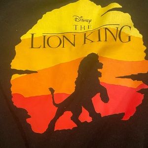 Disney The Lion King Crop Sweatshirt Size Large